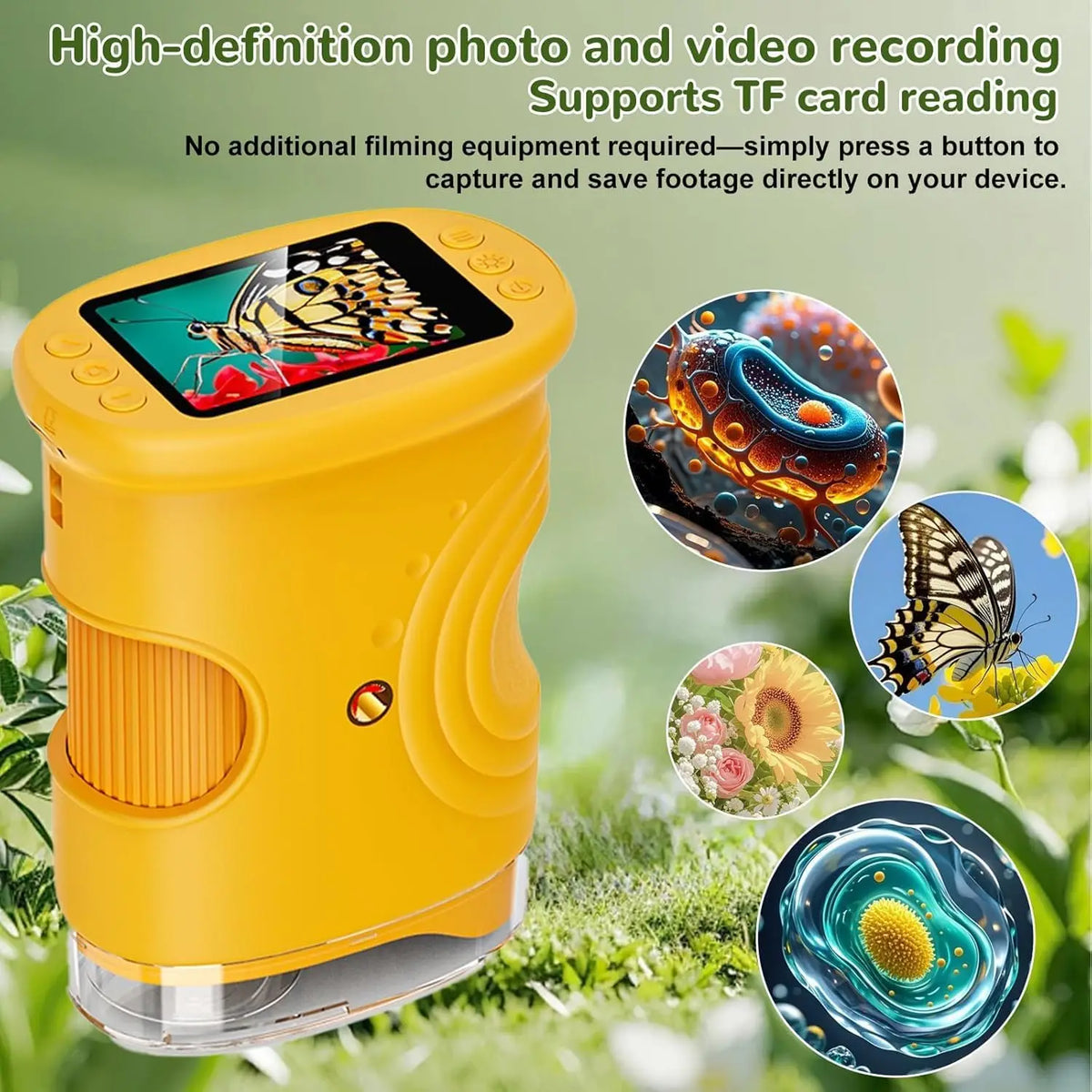 Handheld Digital Microscope for Kids Portable Science Toy