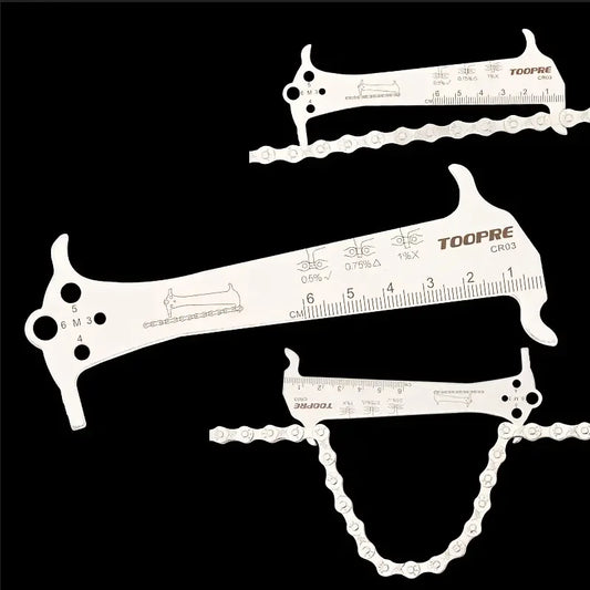 Toopre Bicycle Chain Wear Indicator Gauge Tool Bike Chain Checker Ruler