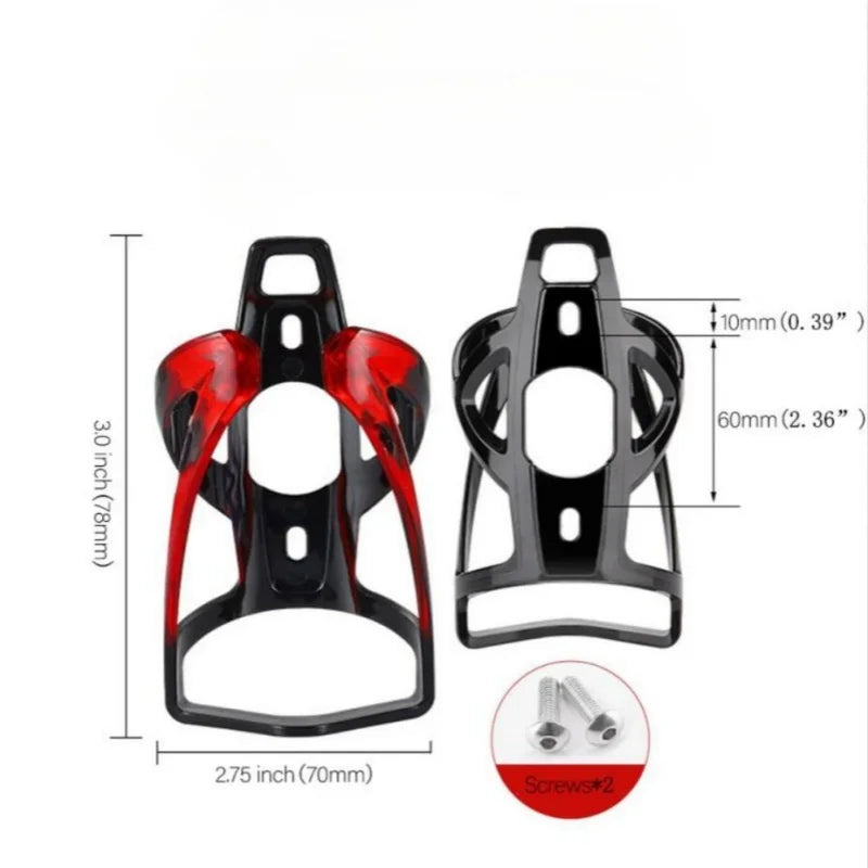 2PCS Bicycle Bottle Cage MTB Road Bike Water Bottle Holder Lightweight - 6