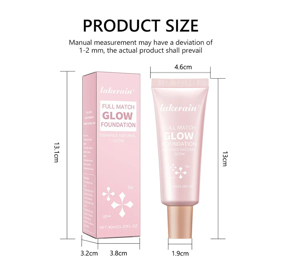 Glowing Liquid Foundation Moisturizing Highlighter Makeup Base