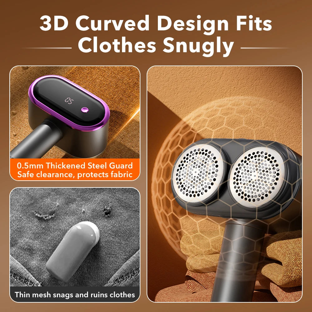 Electric Fabric Shaver and Lint Remover Defuzzer - 5