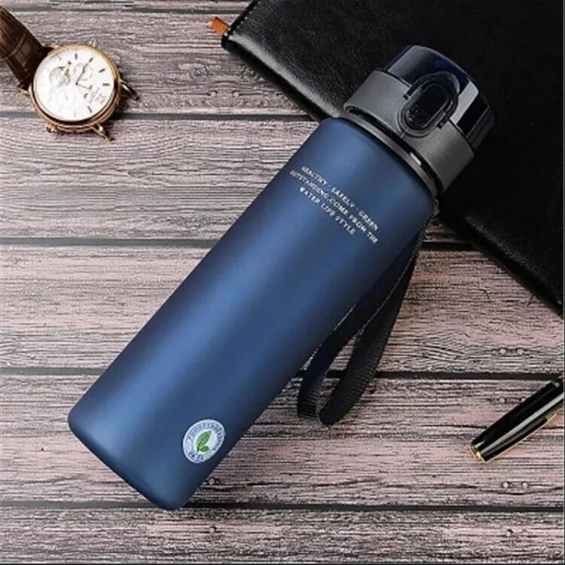 Leak Proof Sports Water Bottle BPA Free Fitness Gym Cup 560ml