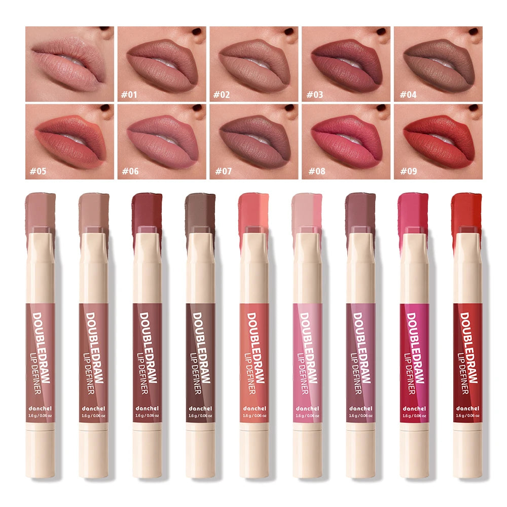 2 in 1 Lip Liner & Matte Velvet Lip Gloss Duo