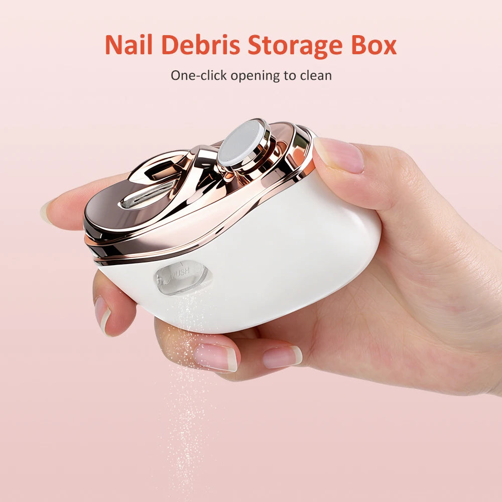 Electric Nail Clipper Automatic Trimmer And Grinder