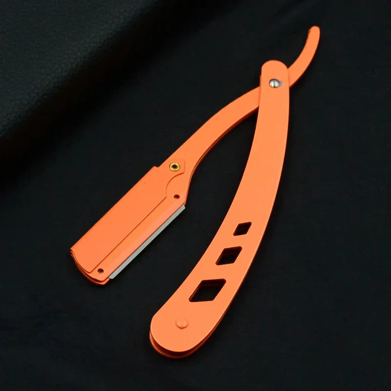 Men Shaving Razor Folding Barber Hair Removal Knife - 15