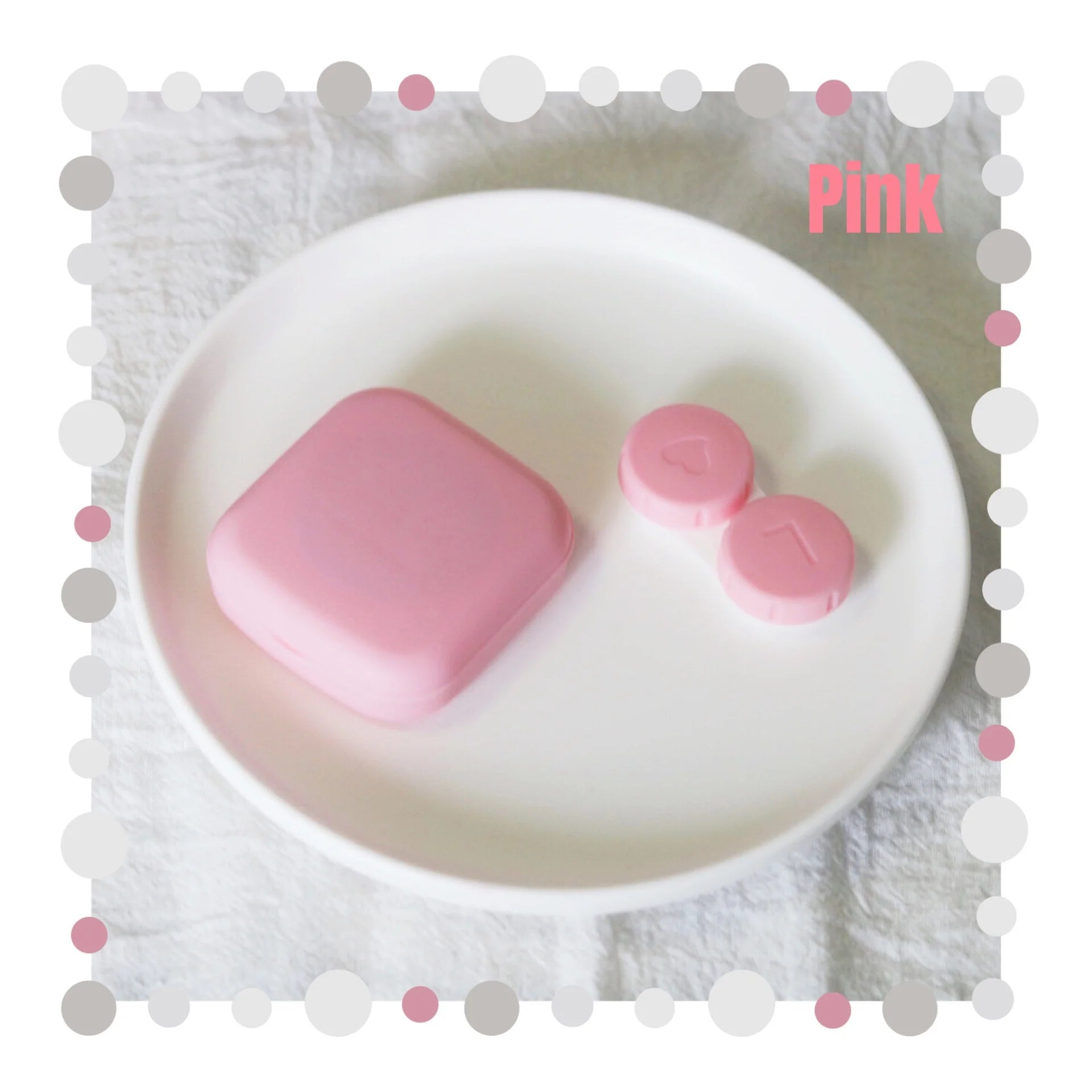 Portable Contact Lens Case Kit with Mirror Travel Storage Box - 13