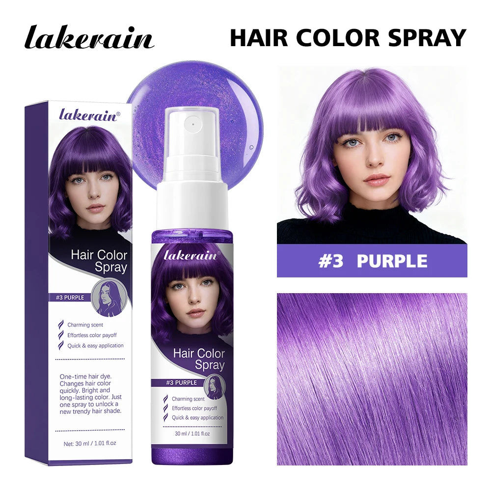 Temporary Hair Color Spray Washable DIY Dye - 26