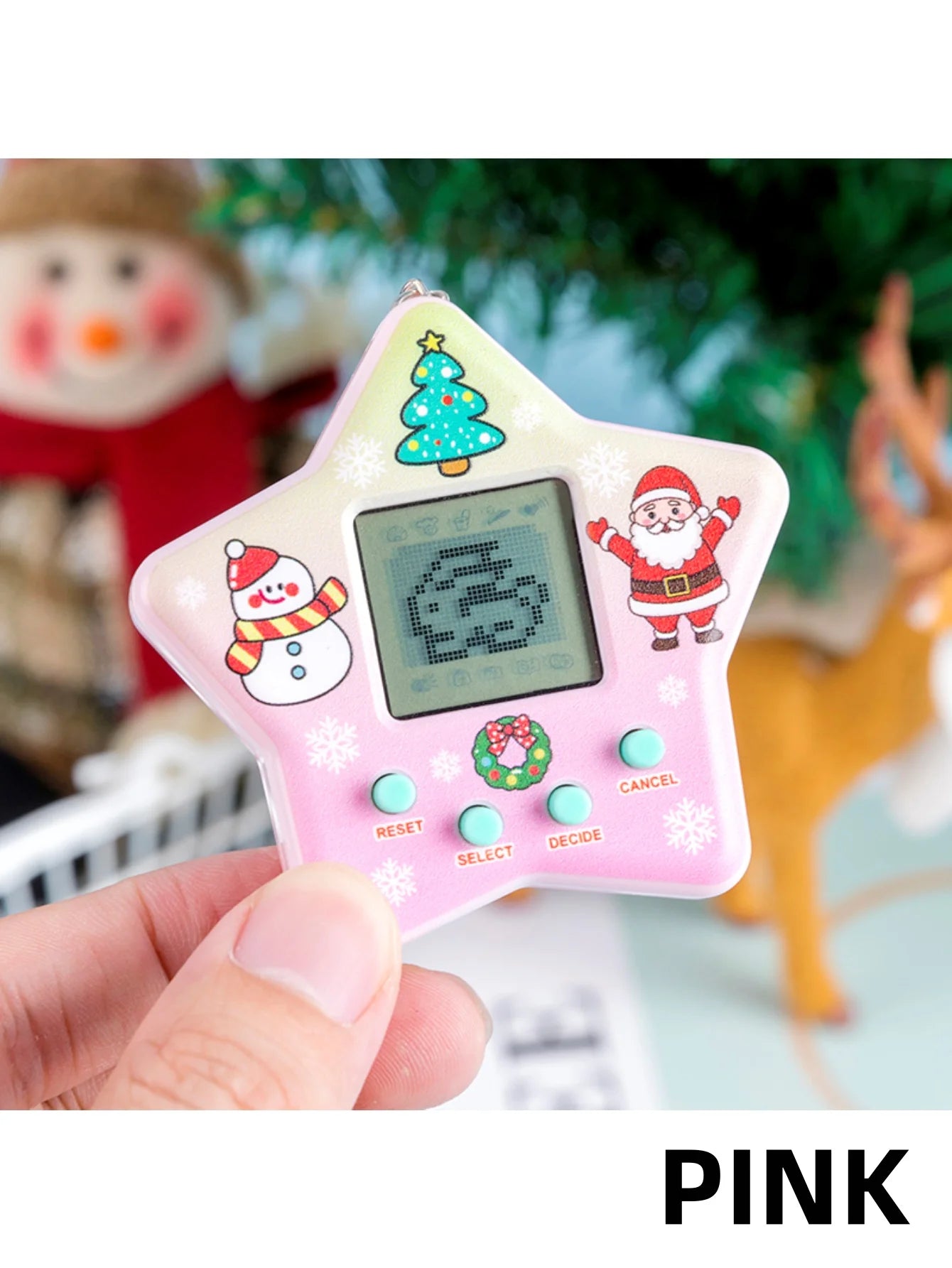 Electronic Virtual Pet Game Keychain Nostalgic Digital Animal Toy - 12