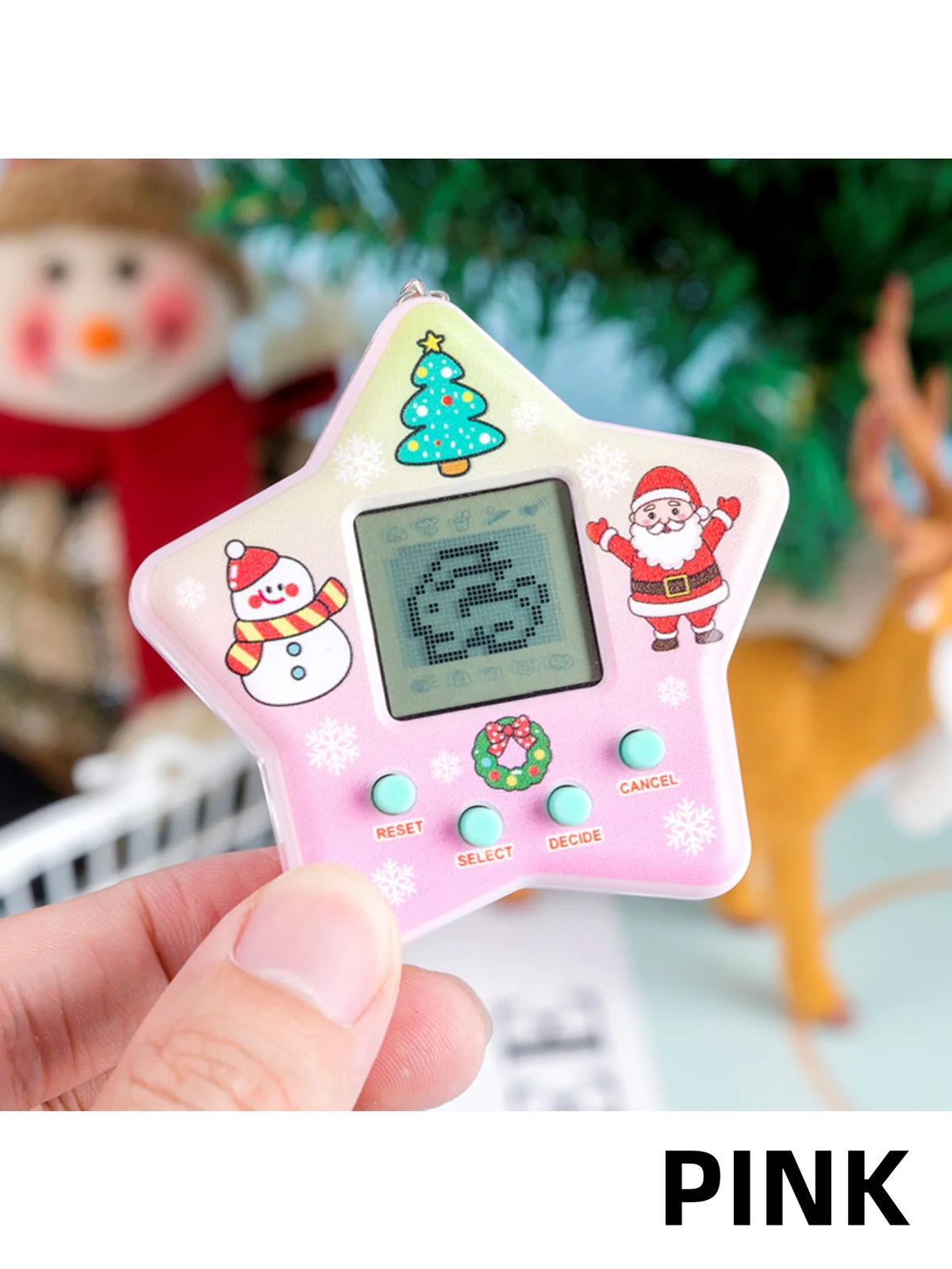 Electronic Virtual Pet Game Keychain Nostalgic Digital Animal Toy