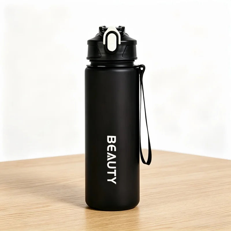 600ml Frosted Water Bottle Leak Proof Sport Flask for Gym and Office - 14