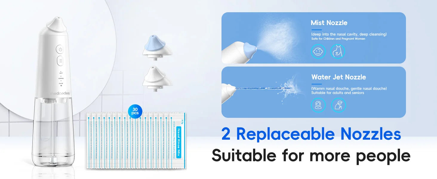 Electric Nasal Irrigator Sinus Rinse Machine - 11