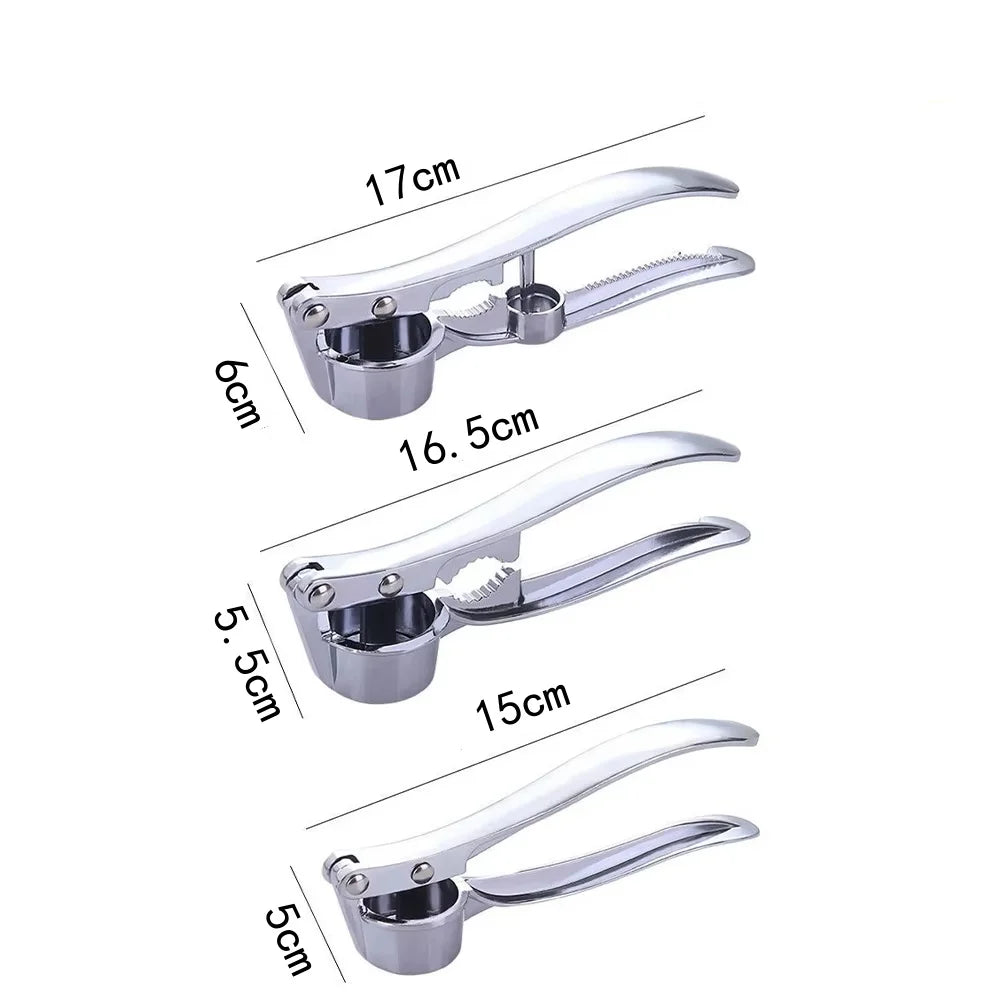Zinc Alloy Garlic Press Crusher Mincer Kitchen Tool Manual Smasher