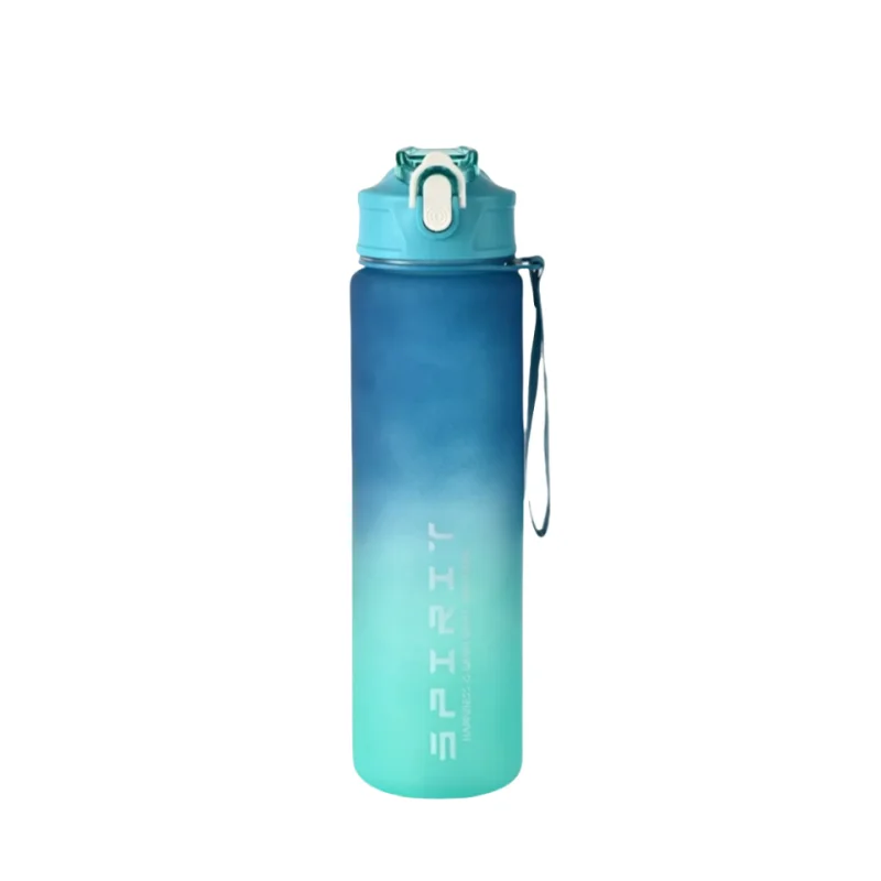 800ML Leakproof Sports Water Bottle Portable Shaker for Fitness Hiking - 10