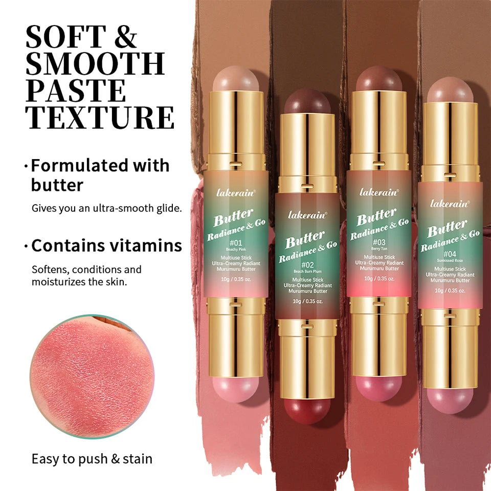 Double Headed Bronzer Blush Stick Multiuse Contouring Makeup