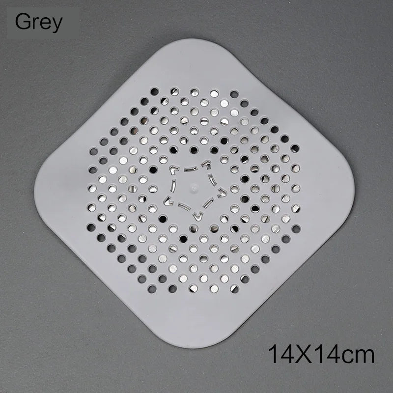 3 Pack Silicone Drain Hair Catcher Sink Strainer and Shower Plug Set