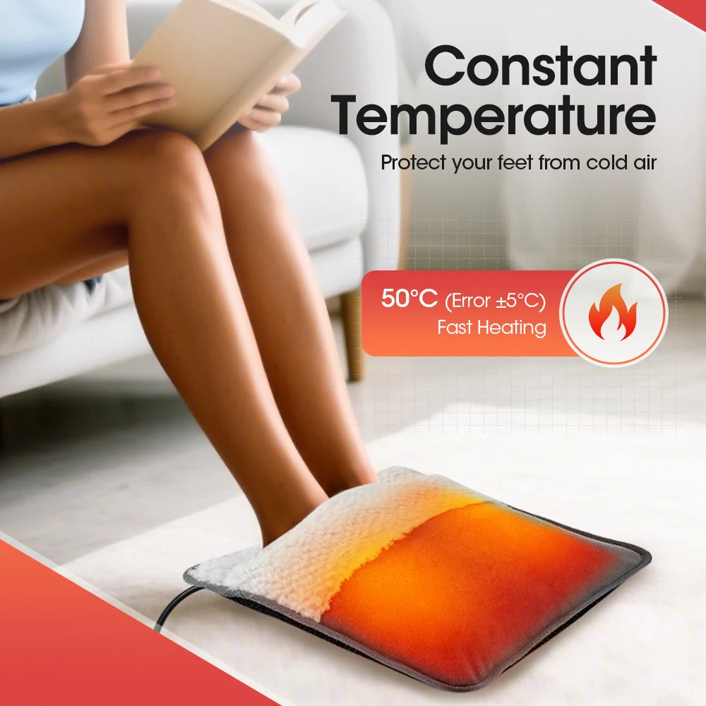 USB Electric Foot Warmer Heating Pad - 7