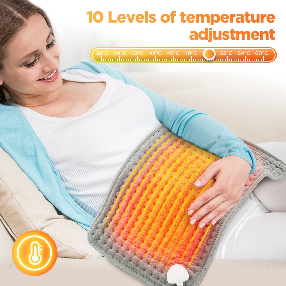 Electric Heating Pad Fast Heating Thermal Mat Back Pain Relief - 3