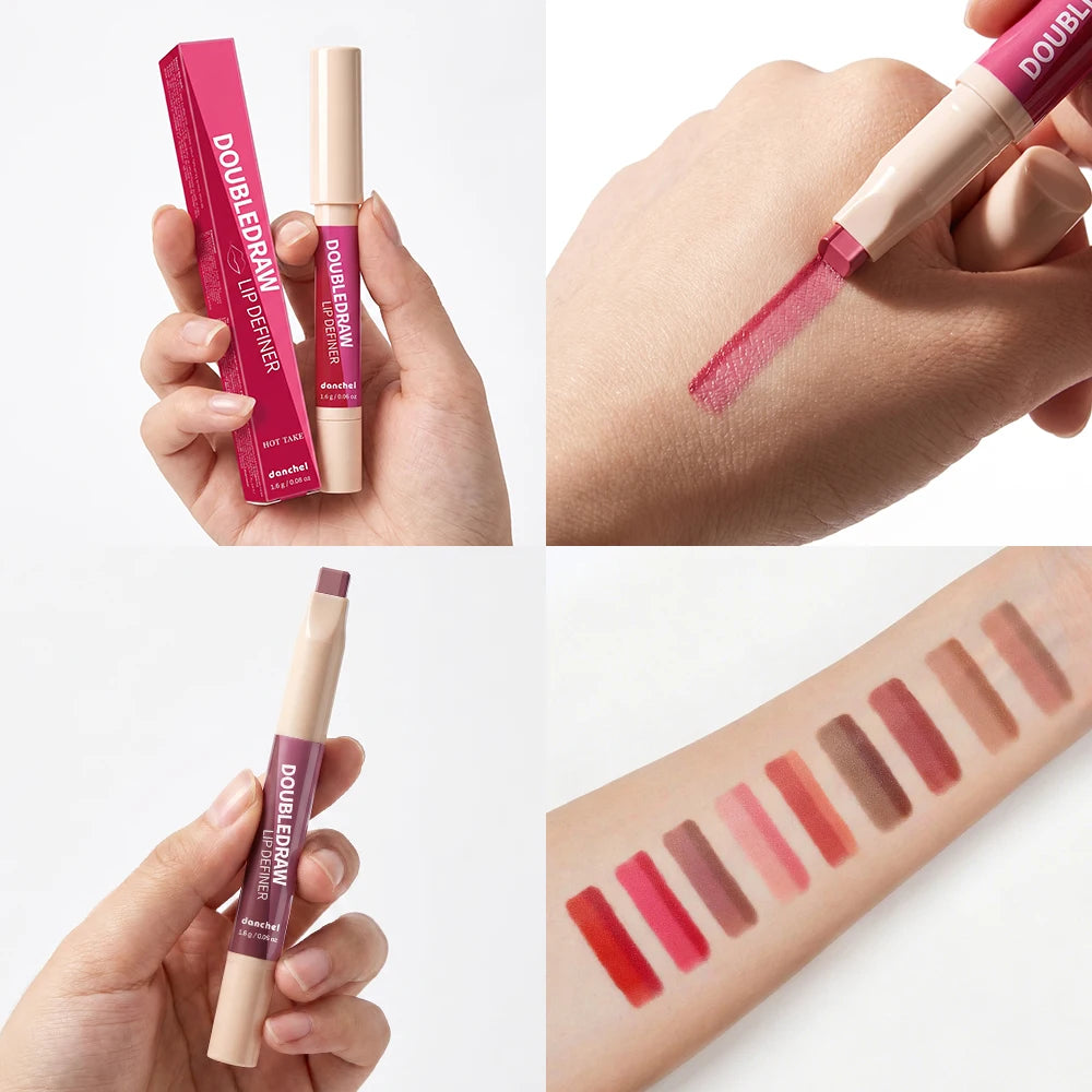 2 in 1 Lip Liner & Matte Velvet Lip Gloss Duo - 18