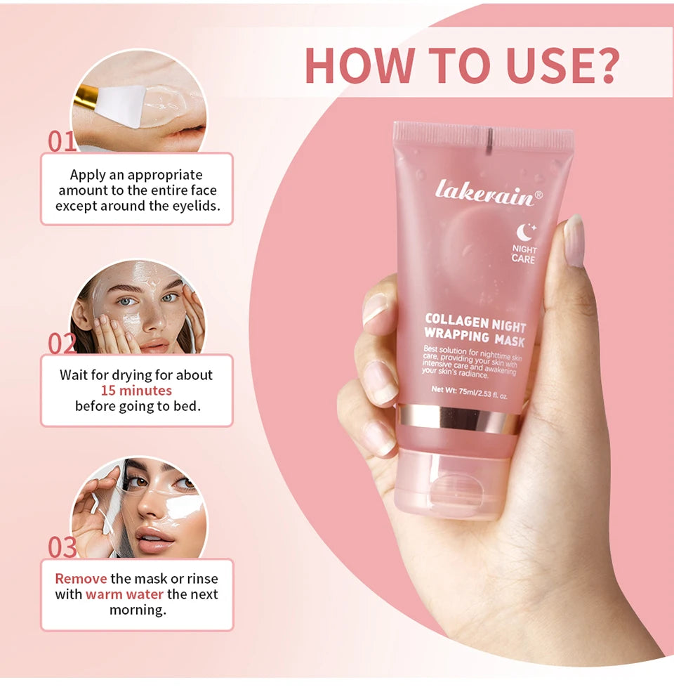 Collagen Night Wrapping Peel Off Facial Mask - 13