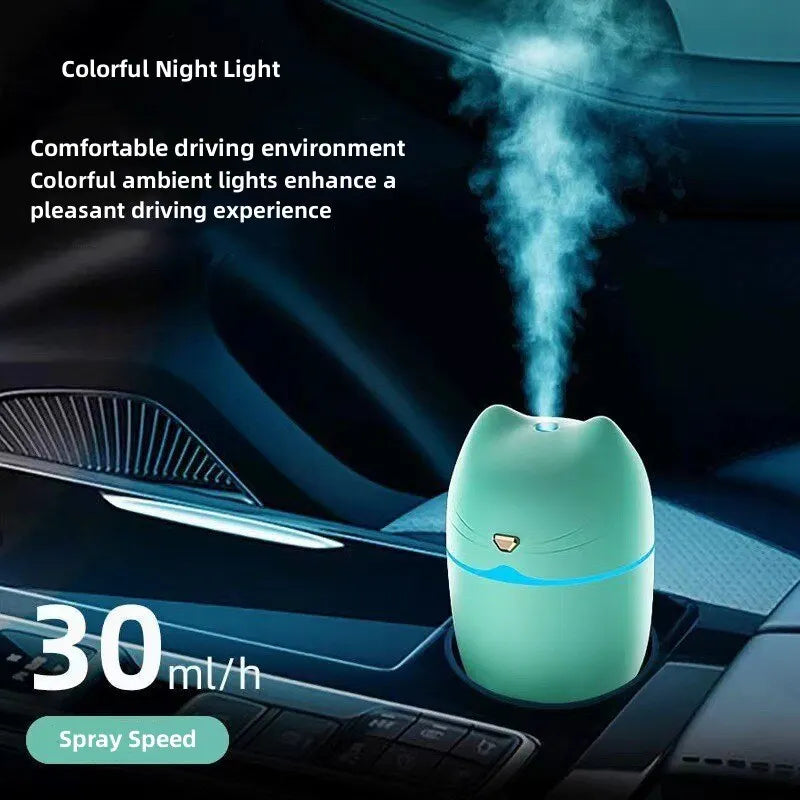 Portable Mini USB Humidifier Desktop Personal Mist Diffuser for Car