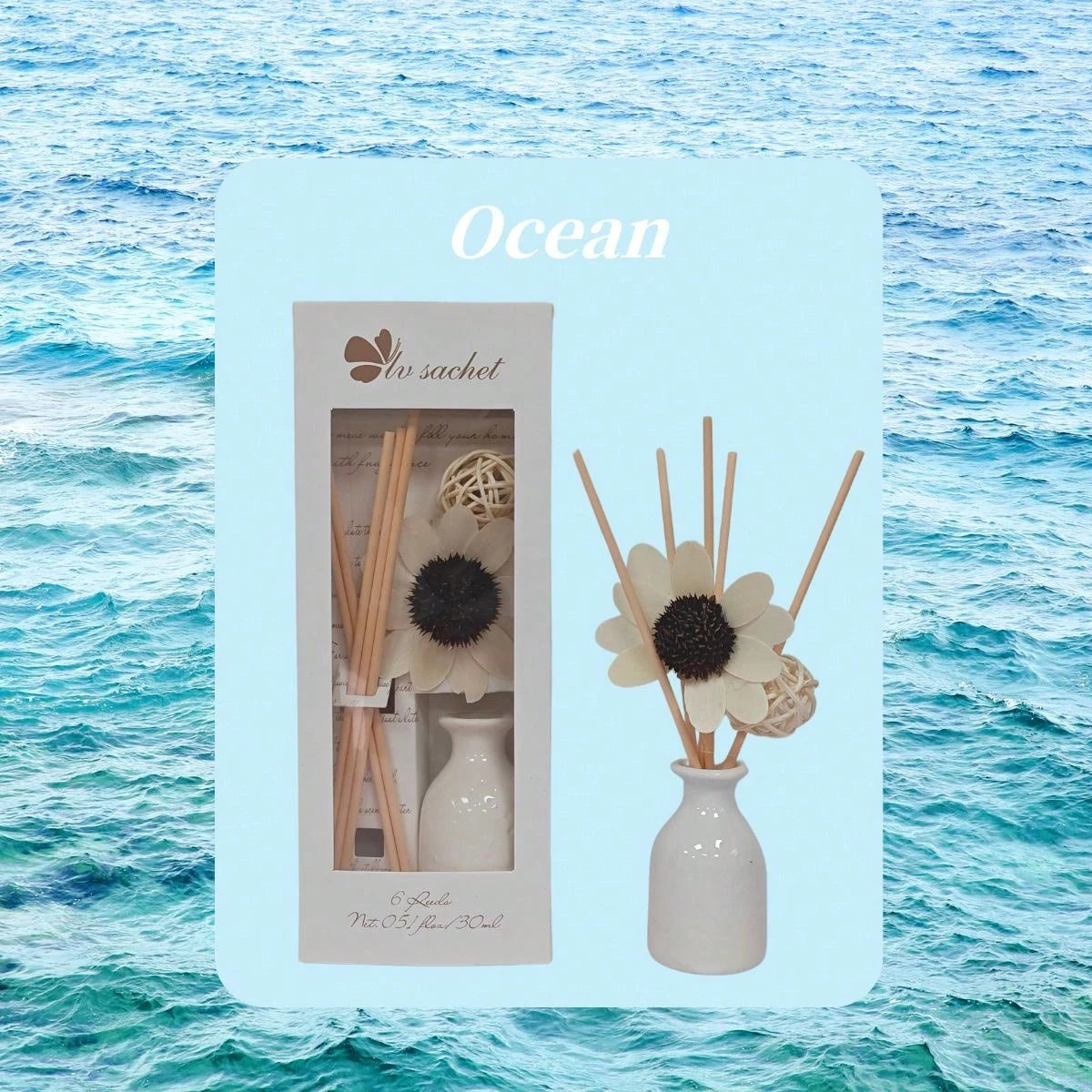 Aromatherapy Reed Diffuser Set Home Fragrance Air Freshener Gift