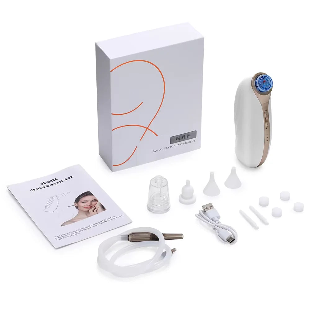 Intelligent Vacuum Earwax Remover & Low-Noise Ear Dryer Kit