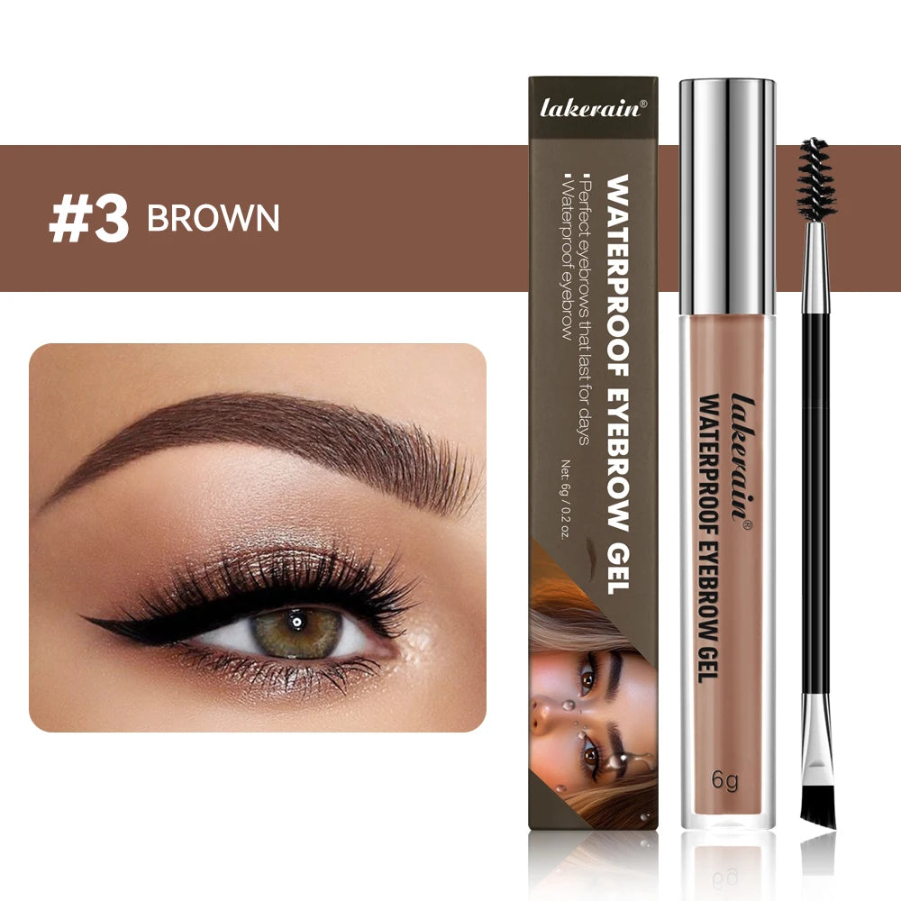 Waterproof Eyebrow Tint Gel Long Lasting Natural Look - 21