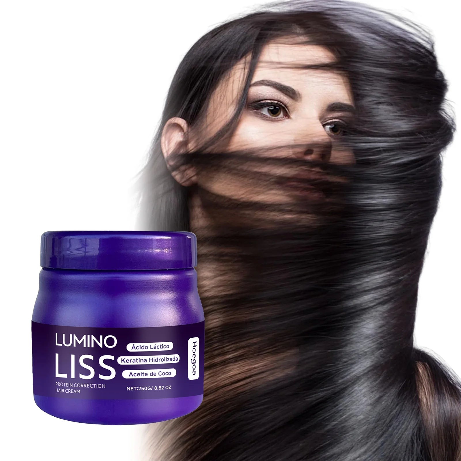 Protein Correction Hair Straightening Cream & Keratin Repair Mask - 10