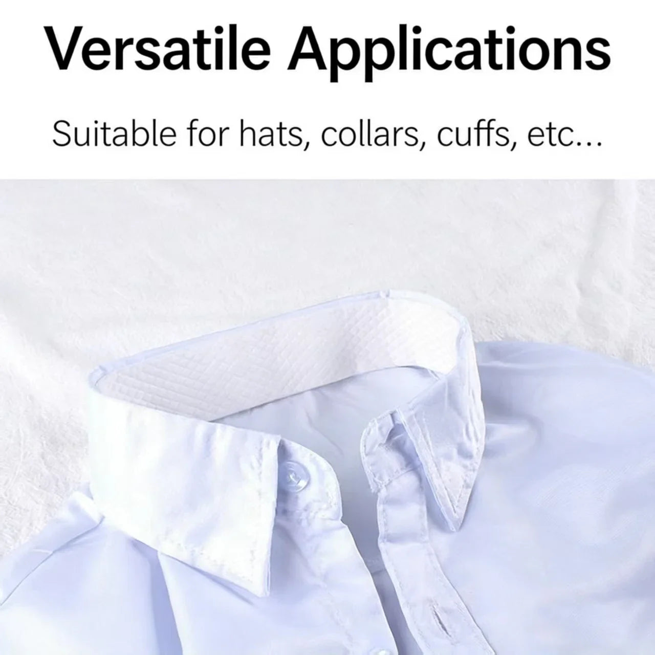 Hat Sweat Absorber Pads Adhesive Liner Bands for Cap Sweat Protection