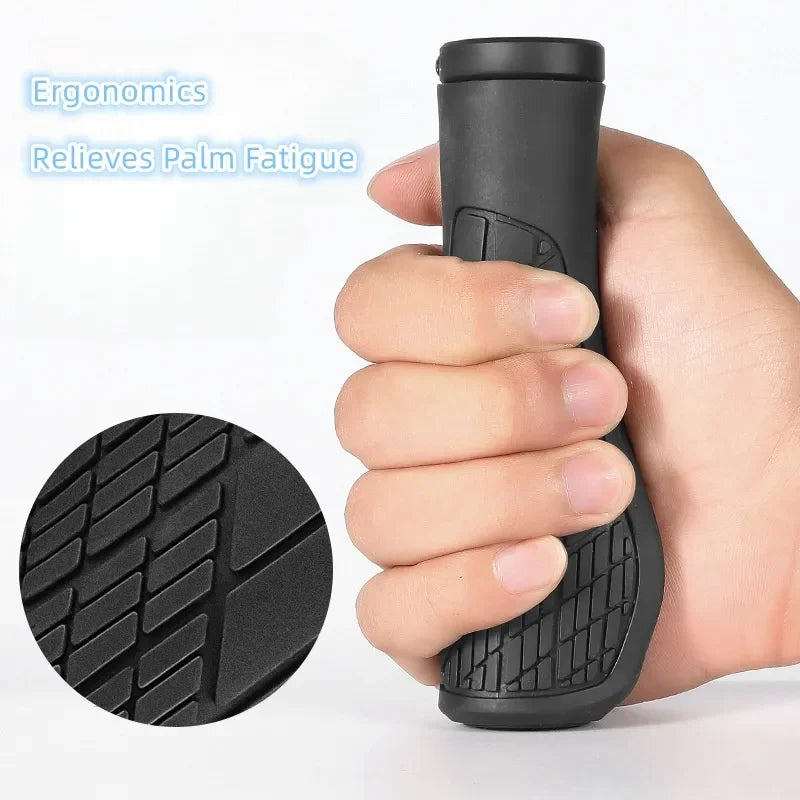 Ergonomic MTB Bicycle Grips Anti-Slip Shockproof Handlebar Covers - 4