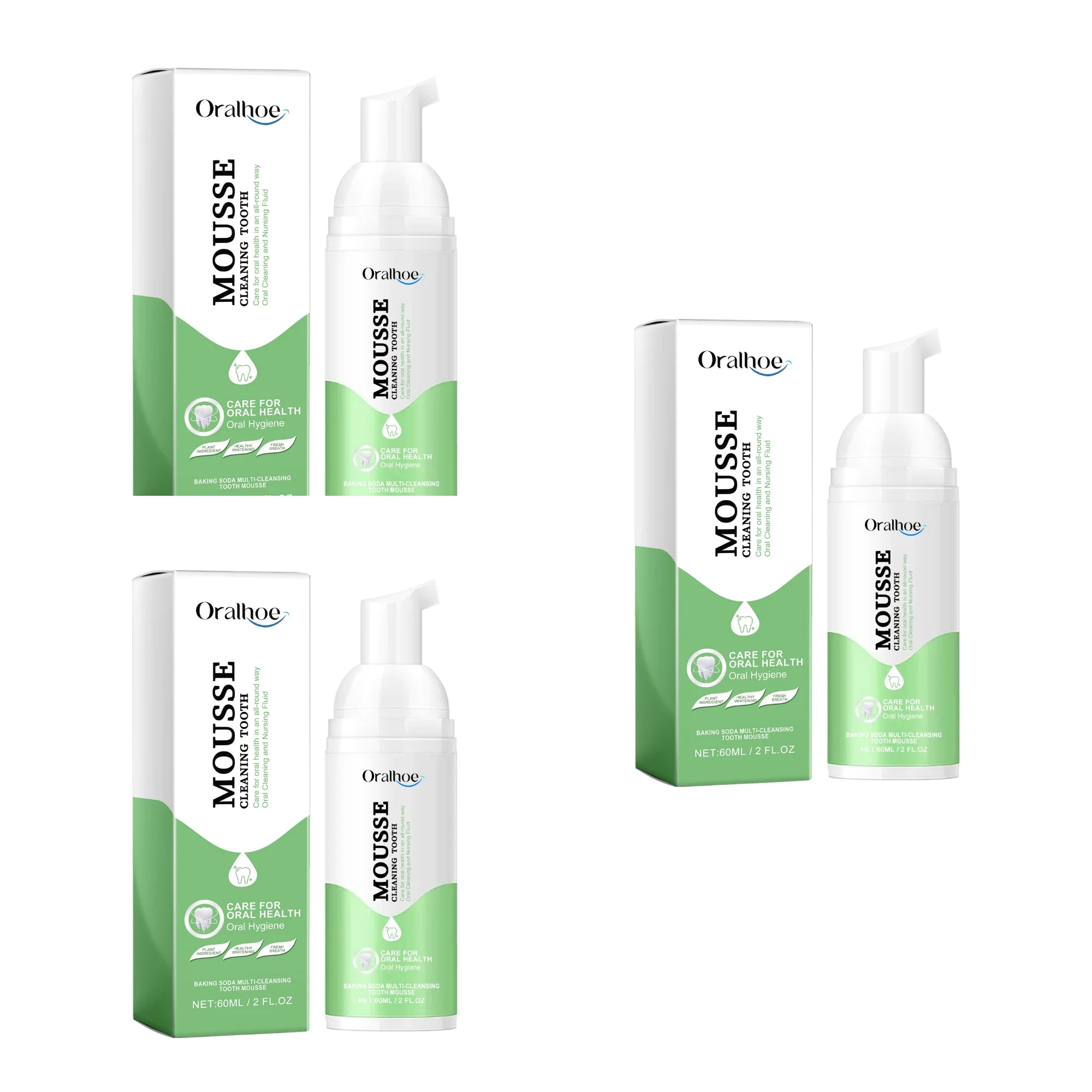 Whitening Foaming Toothpaste Stain Removal Plaque Foam Mousse - 14