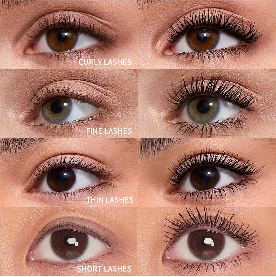 Black Volumizing Mascara Waterproof Lengthening Eyelash Extension - 13