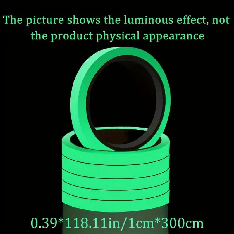 Luminous Safety Tape Glow in the Dark Fluorescent Warning Adhesive