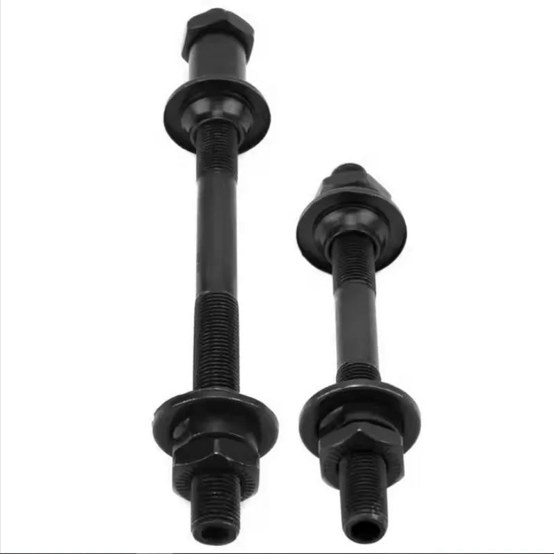 Mountain Bike Hollow Hub Shaft Quick Release Steel Axle Front Rear Set