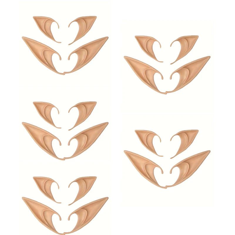 Elf Ears Cosplay Costume Accessories Fairy Angel Party Props 1 10 Pairs - 32