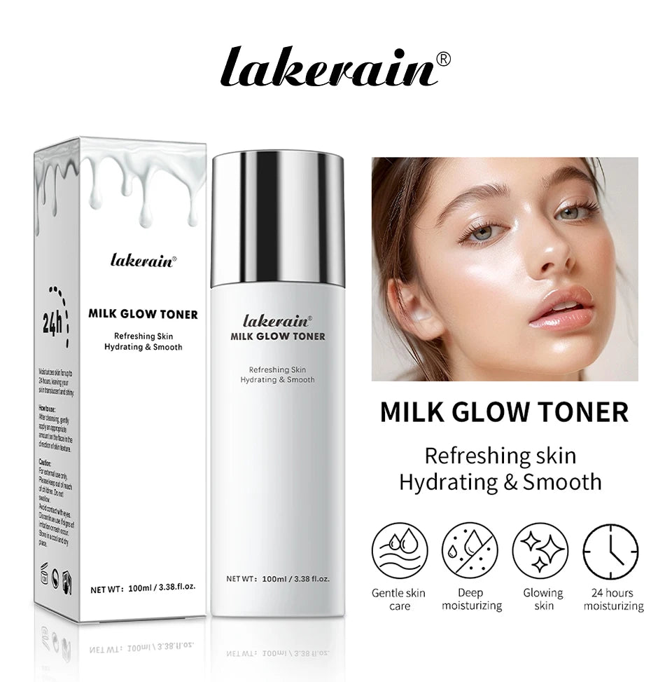 Milk Glow Toner Brightening Skin Care Face Hydration