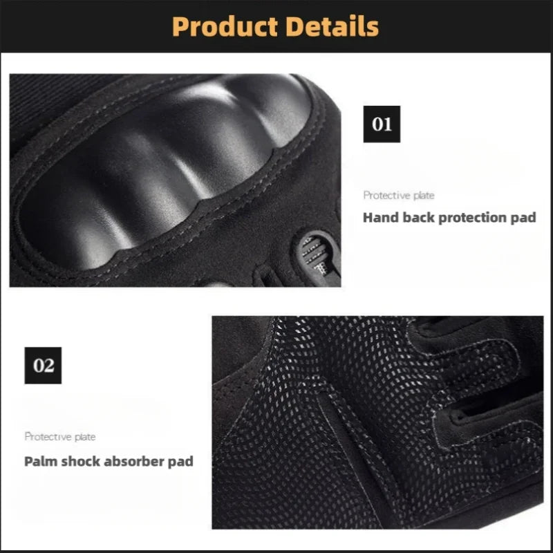 Motorcycle Riding Gloves Full Finger Protective Breathable Cycling Gear - 6