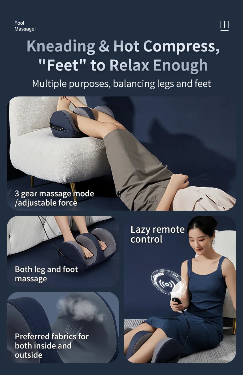 Multifunctional Foot Massager Roller and Leg Compression Machine