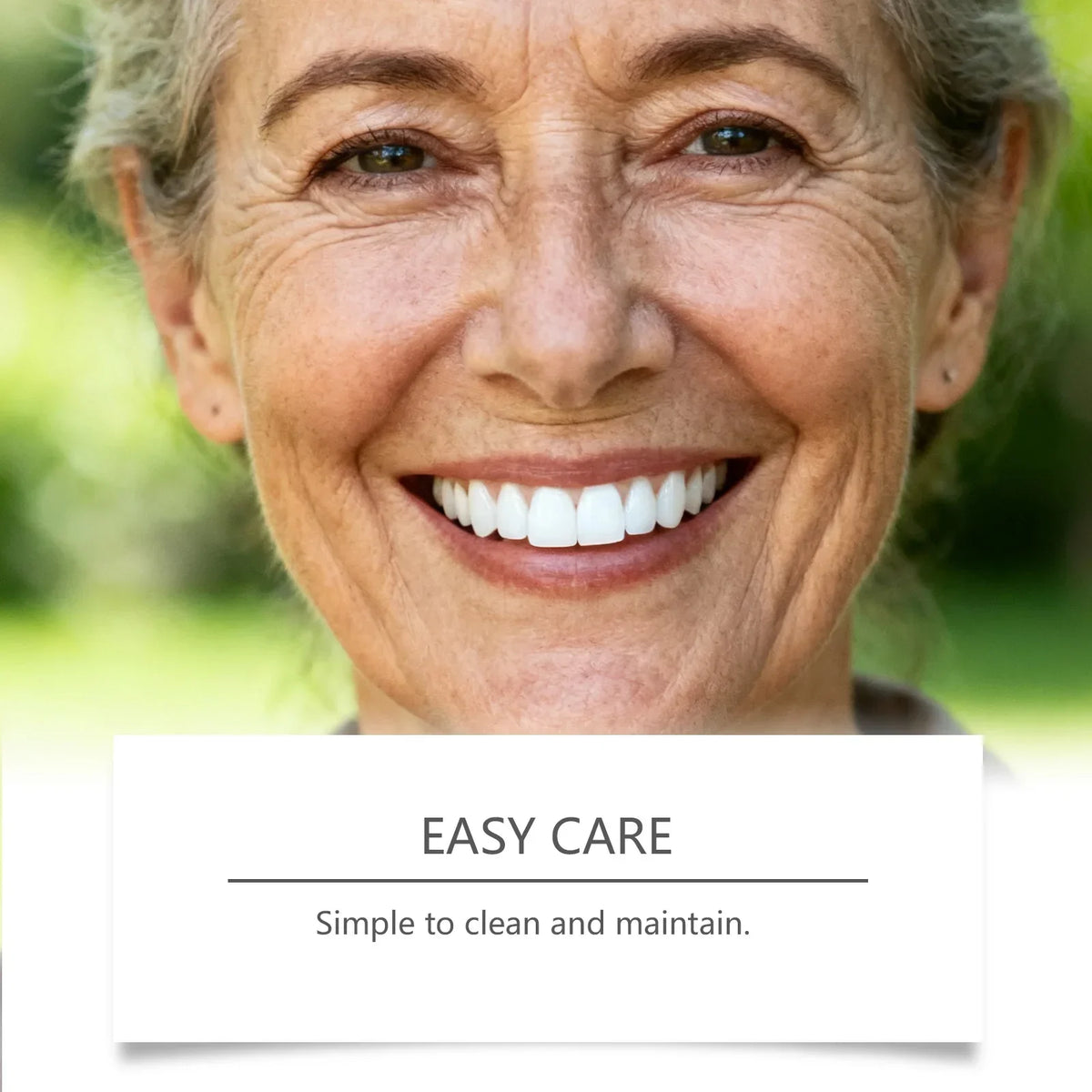Instant Fake Teeth Denture Set Natural Smile Braces