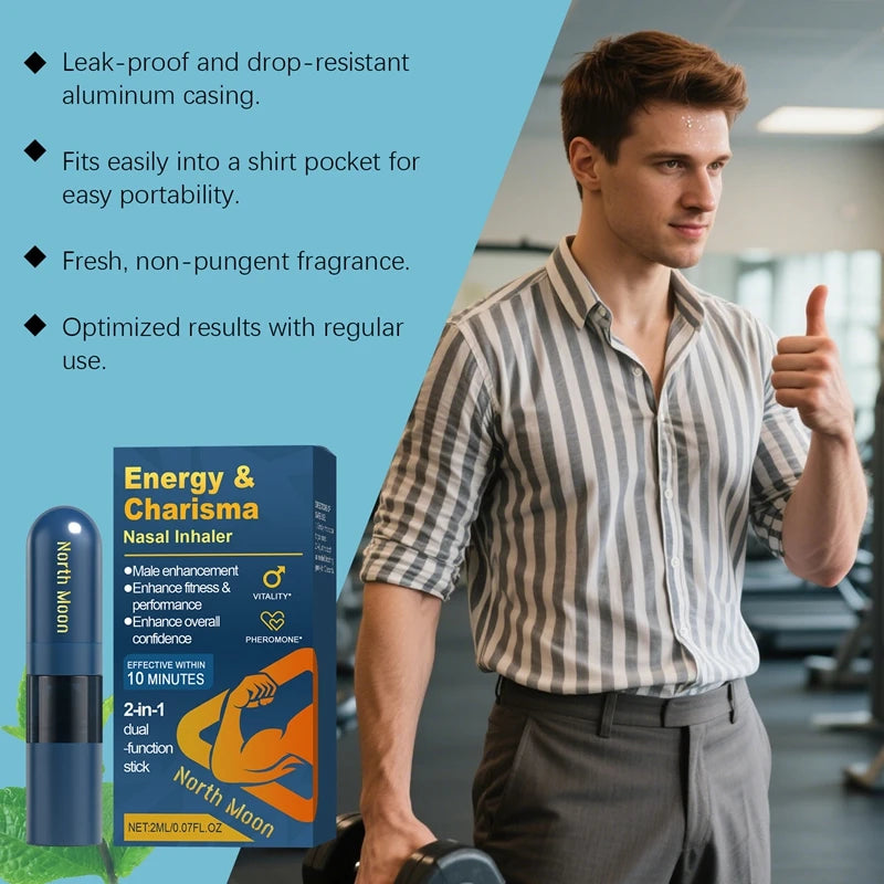 Mens Nasal Suction Stick Dual Function Inhaler - 2