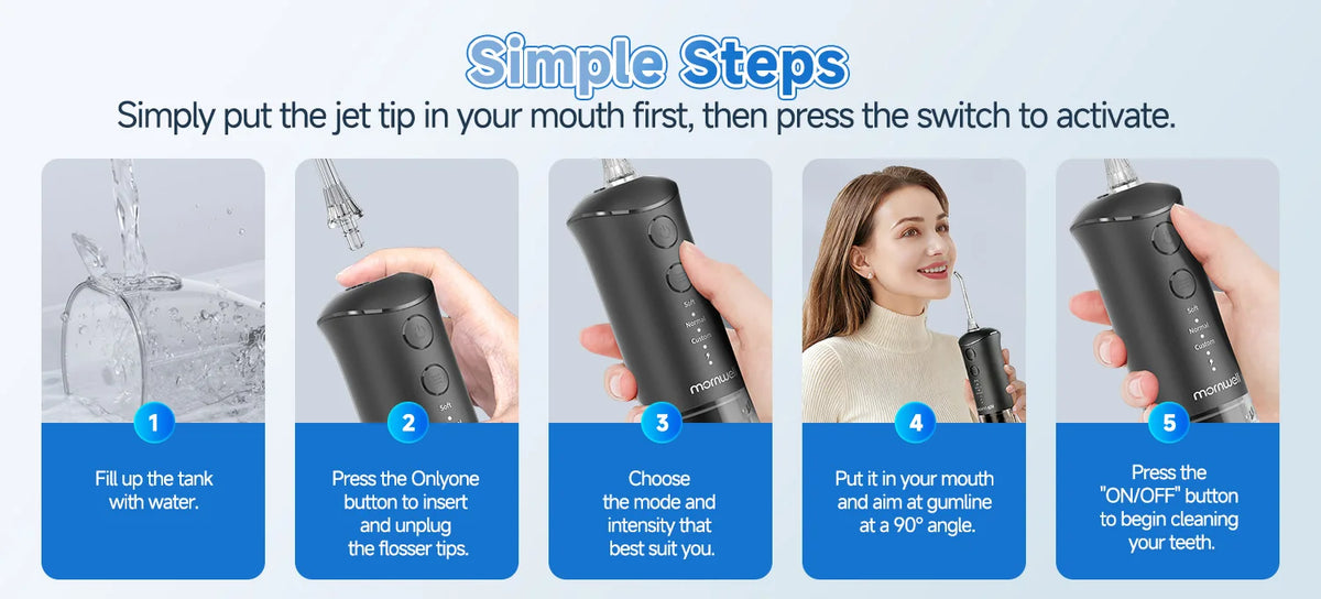 Water Flosser and Electric Toothbrush Combo Oral Hygiene Kit