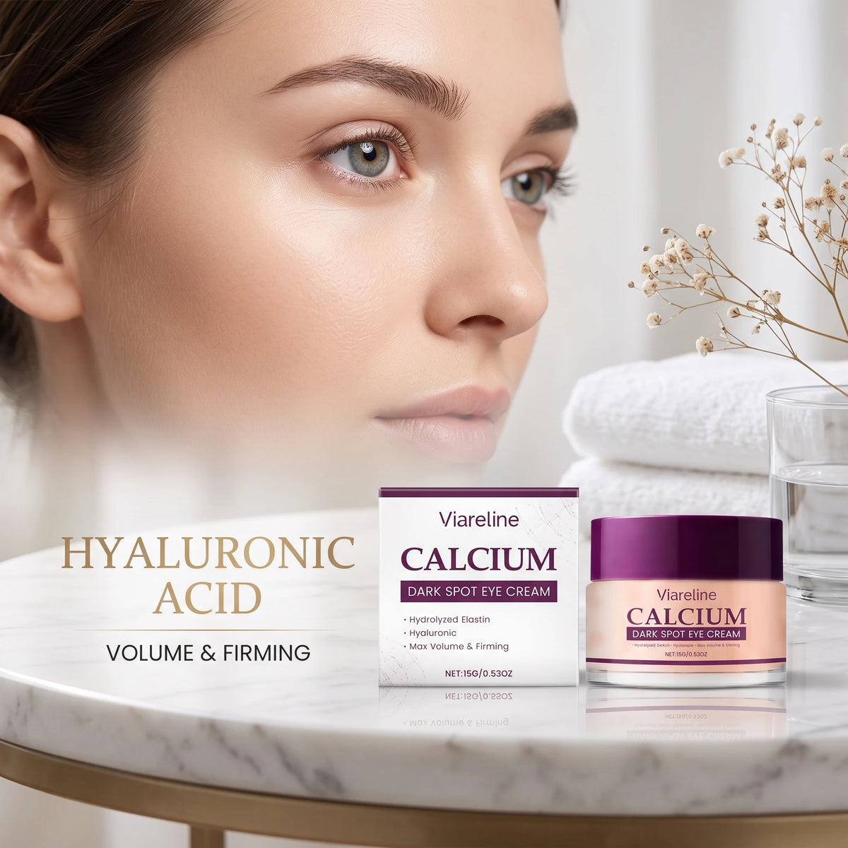 Calcium Eye Cream Dark Circles Firming Repair Cream