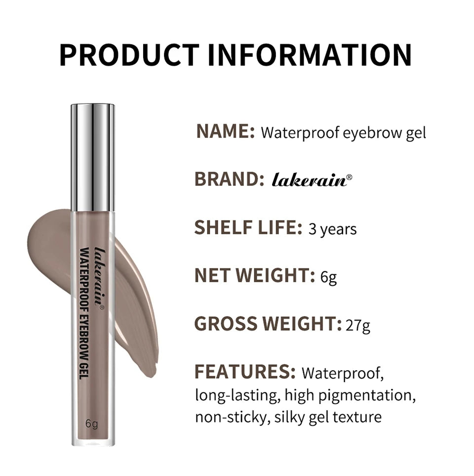 Waterproof Eyebrow Tint Gel Long Lasting Natural Look