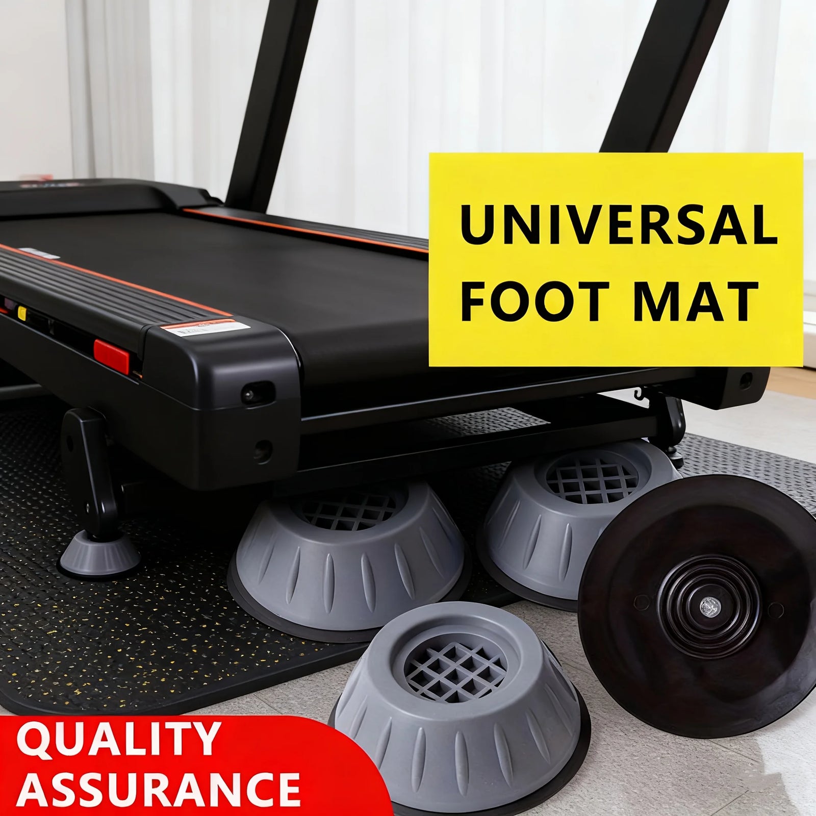 12PCS Anti Vibration Pads Washing Machine Feet Stabilizer Raiser Mat