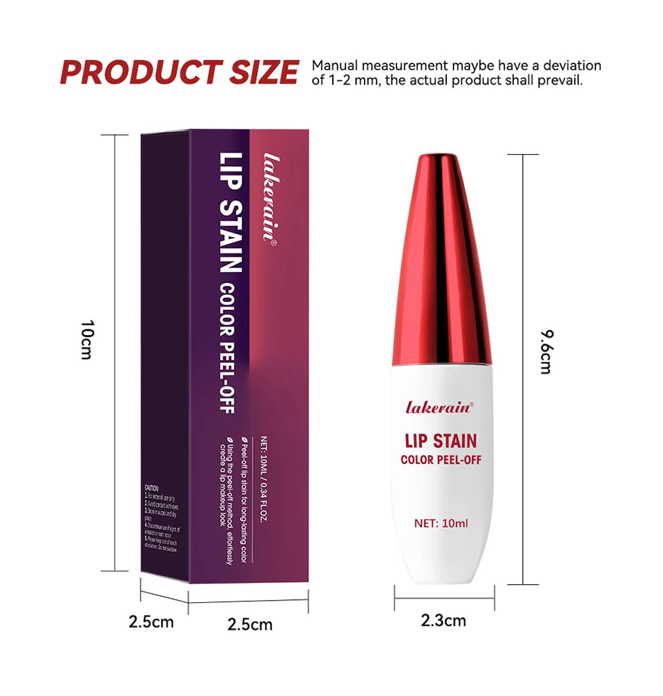 Peel Off Lip Stain Matte Liquid Lipstick Waterproof Lip Gloss