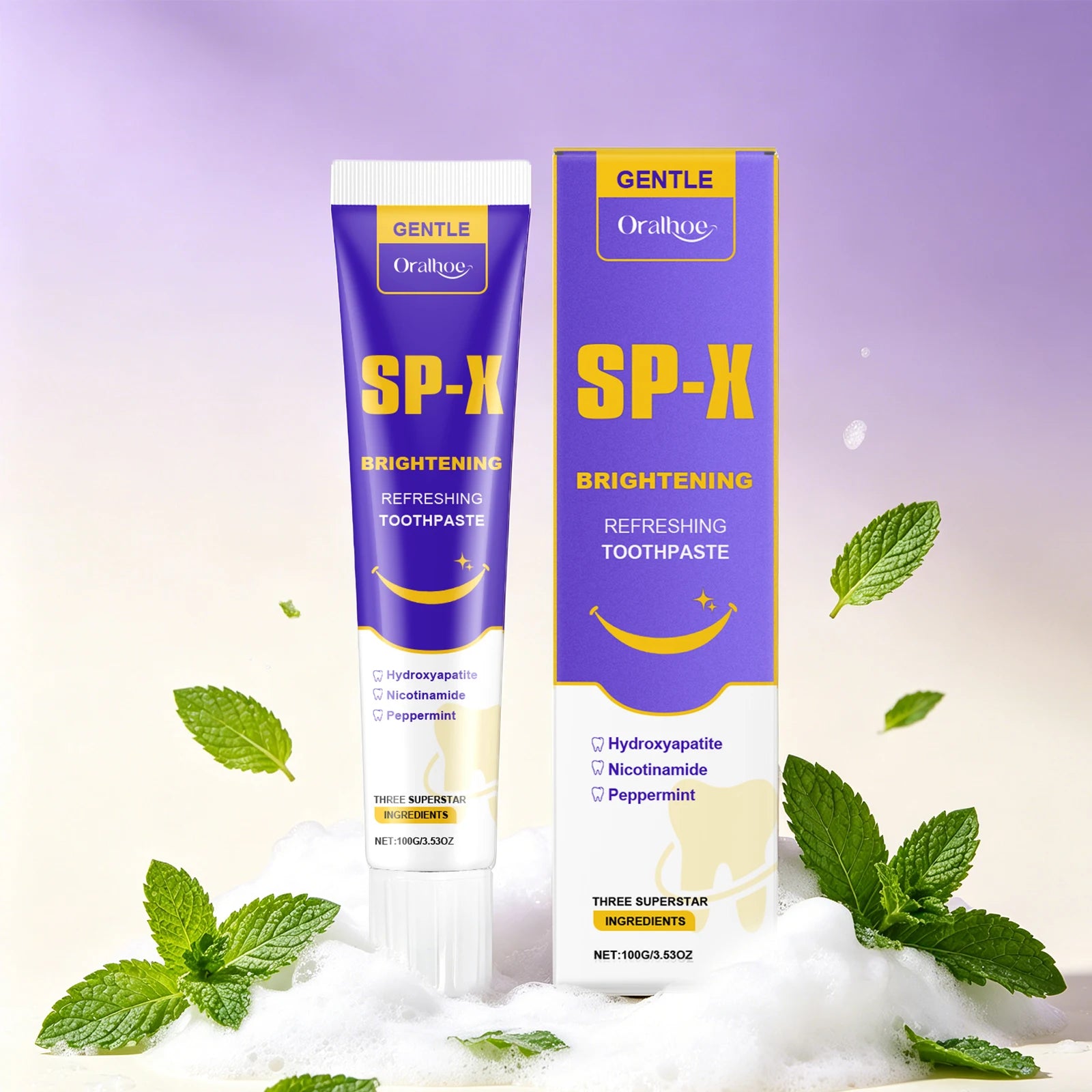 Sp X Brightening Toothpaste Teeth Whitening Stain Removal Enamel Care - 4