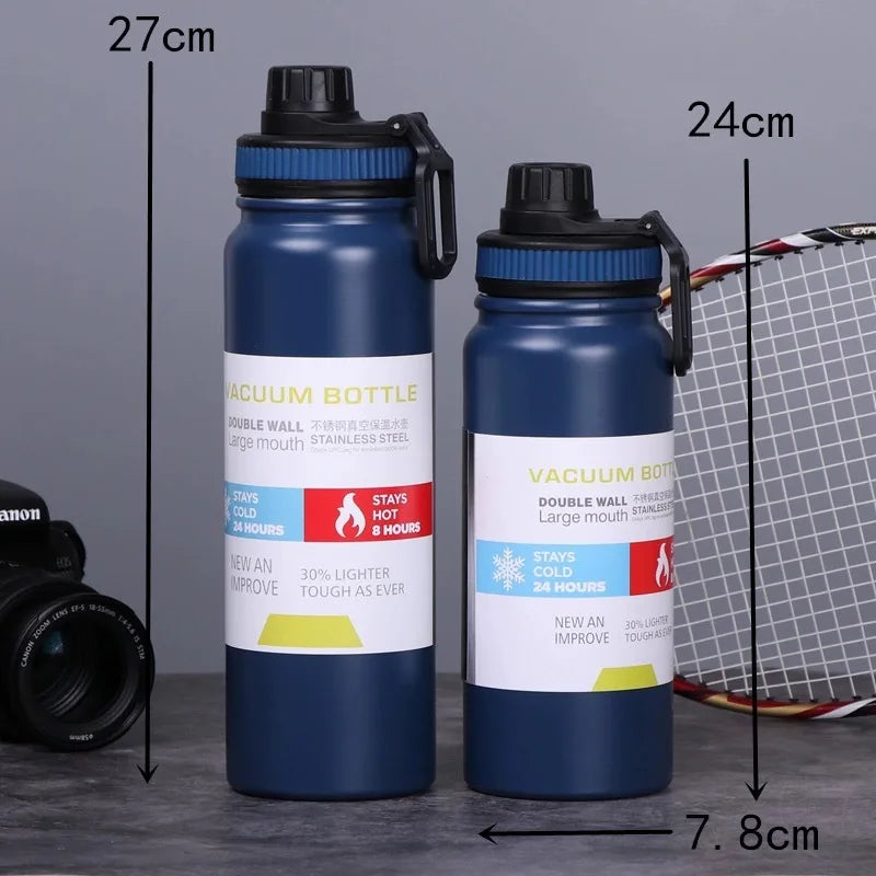 Insulated Stainless Steel Vacuum Flask Thermal Water Bottle Sport Cup