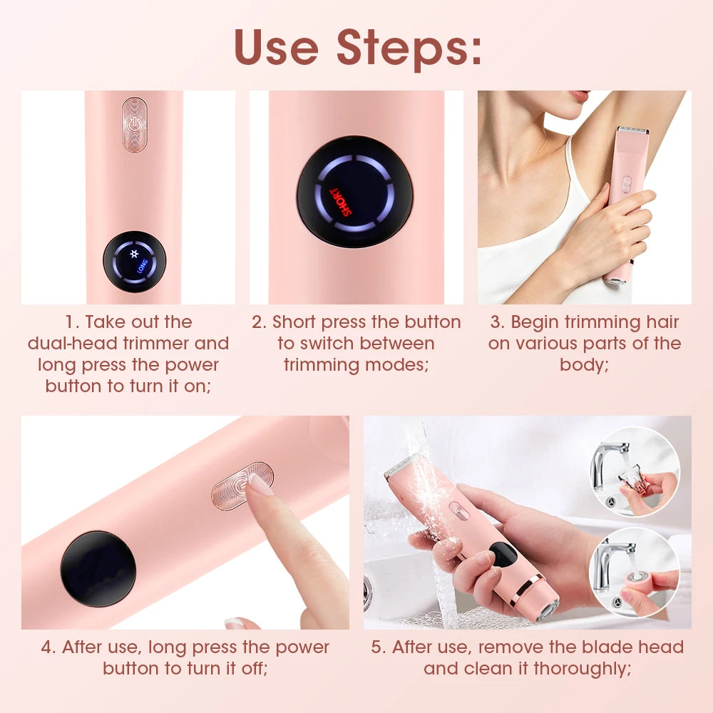 Waterproof Electric Shaver & Cordless Lady Razor