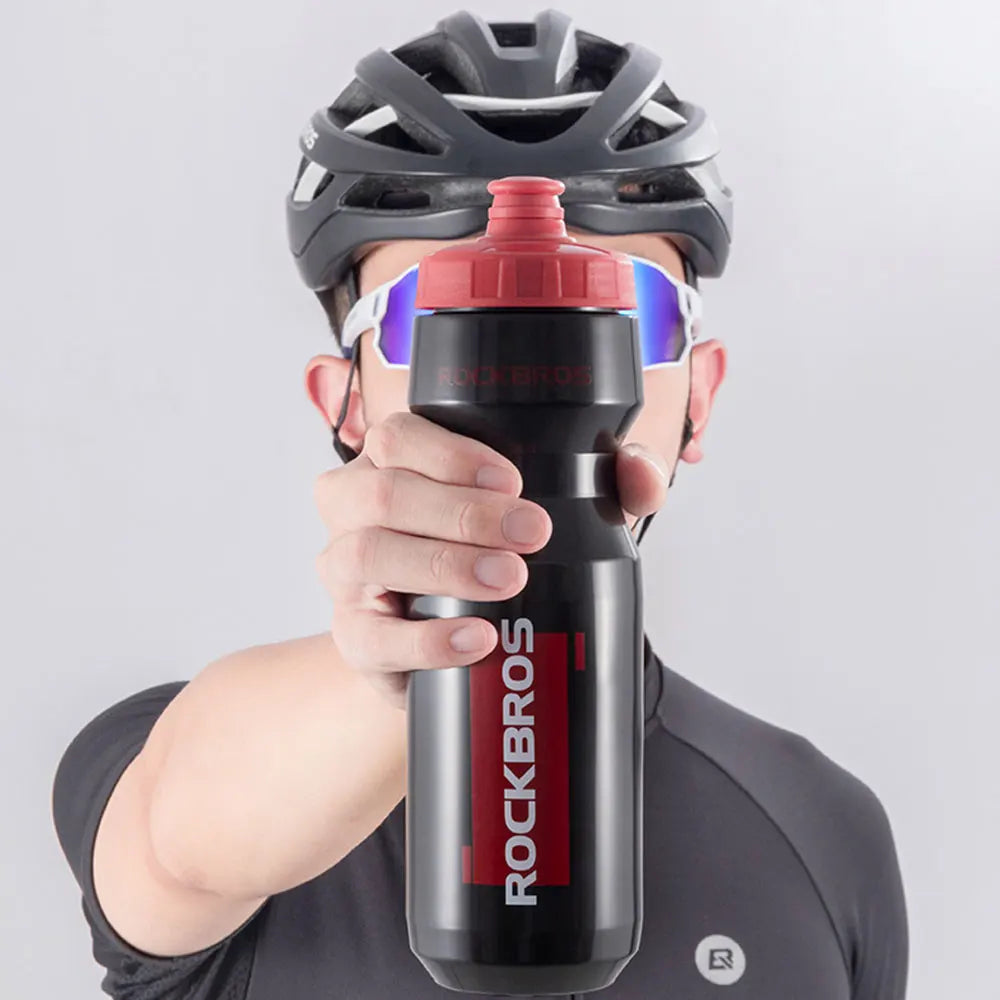 ROCKBROS Cycling Water Bottle and Bike Cage Set 750ml Sports Kettle - 12