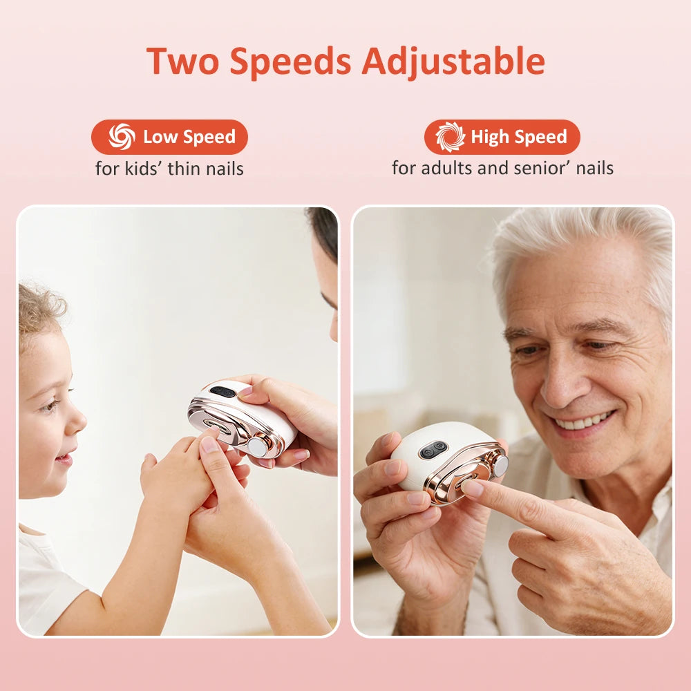 Electric Nail Clipper Automatic Trimmer and Grinder - 9